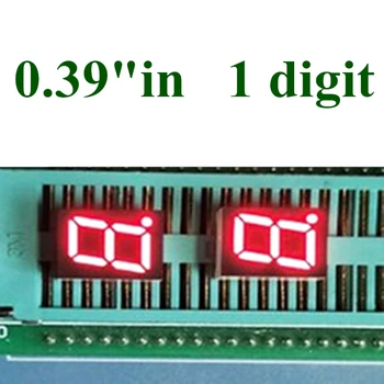 20BUC/LOT 0.39 inch 1 Bit 7 Segmente, LED-ul Roșu Display Digital Tub de Plastic sau Metal anod Comun(tub Nixie)