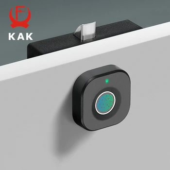 KAK Biometric de Amprente de Blocare Negru sistemului de acces fără cheie Cabinet de Blocare Inteligent Sertar Încuietori Anti-furt Blocare Ușă Mult Timp de Așteptare Ușa Hardwar