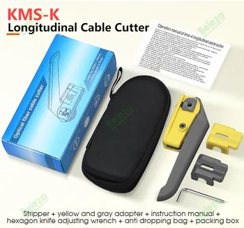 KMS-K Fibra Optica Instrument Longitudinale Stripper Cablu Jacheta Zigzag prin Cablu Manta Cutter
