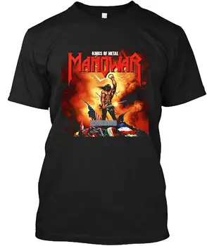 Mens t-shirt de vara King of Metal Manowar Tur maseko 7 Tee Tricou din bumbac tricou barbati tricou brand de moda topuri